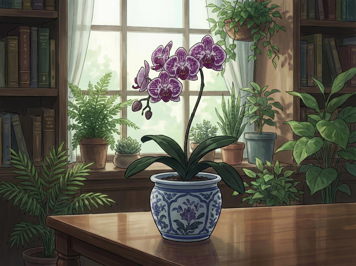捷克街头植物视频-珍稀兰花养护视频教程