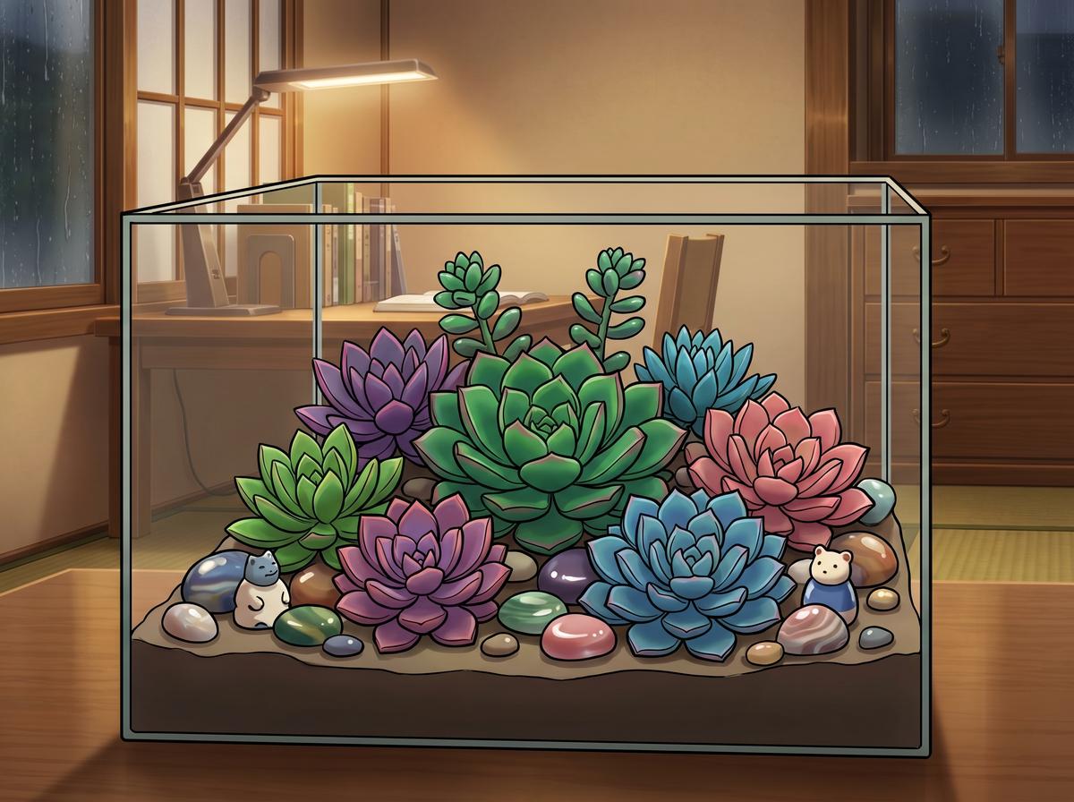 捷克街头视频-多肉植物创意组合视频演示